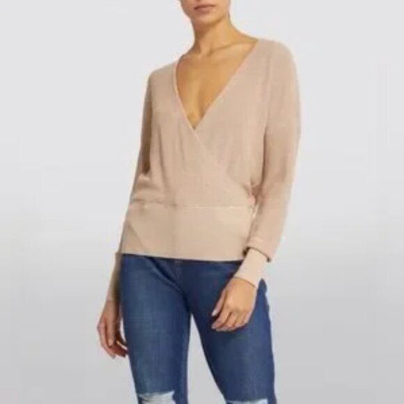 L'AGENCE Sweaters - L'AGENCE Blair Crossover Pullover Top